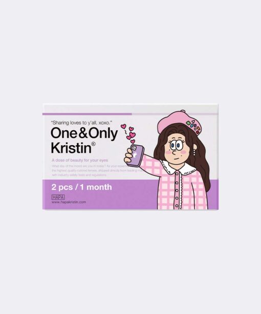 하파크리스틴 One&Only Kristin 1개월용 컬러렌즈 Brown (2개들이)